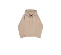 Alpha Industries Basic Small Logo Zip Hoodie pour homme Taille S - Beige