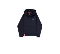Alpha Industries Basic Small Logo Zip Hoodie pour homme Taille XS - Bleu