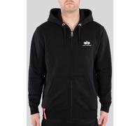 Alpha Industries Basic Sweat à capuche Zip, noir, taille S pour homme