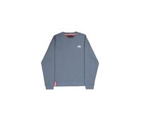 Alpha Industries Basic Sweater Small Logo Pull-Over, Denim Blue, m Homme