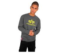 Alpha Industries Basic Sweatshirt pour Homme Charcoal Heather