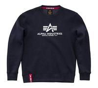 Alpha Industries Basic Sweatshirt pour Homme Sweater, Navy