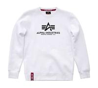 Alpha Industries Basic Sweatshirt pour Homme Sweater, White