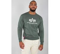 Alpha Industries Basic Sweatshirt pour Homme Vintage Green
