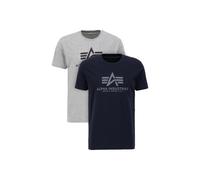 ALPHA INDUSTRIES Basic T 2 PACK Hommes Double Pack T-Shirt