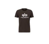 Alpha Industries Basic T-Shirt, noir-vert, taille S pour homme