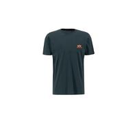 Alpha Industries Basic T Small Logo pour Hommes Dark Petrol S