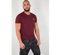 Alpha Industries Basic T Small Logo T-shirt / Unisexe Bourgogne XL