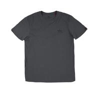 Alpha Industries Basic T Small Logo T-Shirt, Greyblack/Black, XL Homme
