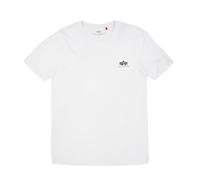 Alpha Industries Basic T Small Logo T-shirt / Unisexe White XXL