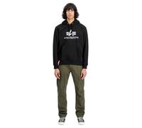 Alpha Industries Sweat à capuche Basic Noir Homme Taille L