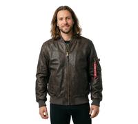 Alpha Industries – Veste bomber MA-1 FL Vintage – Marron – Taille S Homme