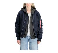 Alpha Industries - Blouson aviateur Ma-1 Heritage - Femme - Vestes - Bleu - Taille: 38 FR
