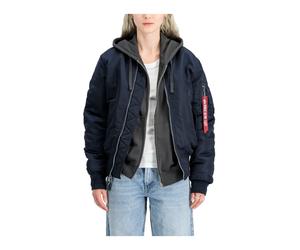 Alpha Industries - Blouson aviateur Ma-1 Heritage - Femme - Vestes - Bleu - Taille: 38 FR