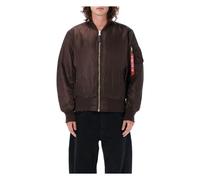 Alpha Industries - Bomber réversible Ma-1 - Homme - Vestes - Brun - Taille: L