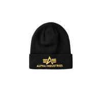 ALPHA INDUSTRIES Bonnet jaune / noir, Taille 55-60