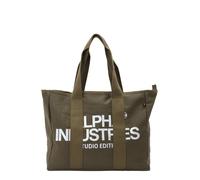 ALPHA INDUSTRIES Cabas 'Studio' olive / blanc, Taille One Size
