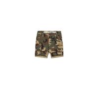 Alpha Industries Camo Crew Shorts Cargo Short pour homme Taille 32 - Camouflage Woodland