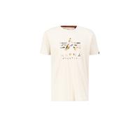 Alpha Industries Camo Puff Print T-Shirt pour homme Taille 3XL - Blanc
