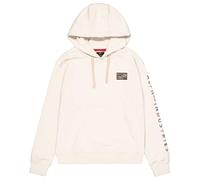 Alpha Industries Camo Sleeve Hoodie Sweatshirt à Capuche, Vintage White, XS Homme