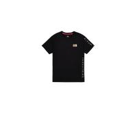 Alpha Industries Camo Sleeve T-Shirt pour homme Taille S - Noir