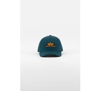 ALPHA INDUSTRIES Casquette émeraude / orange, Taille 1