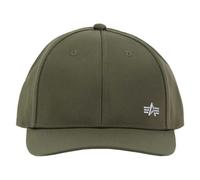 Alpha Industries Casquette de baseball Metal Label Cap – Vert olive foncé