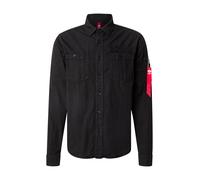 ALPHA INDUSTRIES Chemise 'Air Force' noir, Taille L