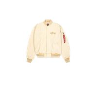 Alpha Industries Coach Jacket Back Embroidery Light Vestes Bombers pour homme Taille XL - Blanc