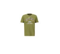 Alpha Industries College Camo T-Shirt pour homme Taille XS - Vert mousse