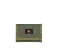 Alpha Industries Combat Label, Accessoire de Voyage-Portefeuille à Triple pli Mixte, Dark Olive, Taille Unique
