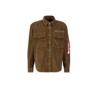 Alpha Industries Cord Overshirt Vestes pour homme Taille S - Beige