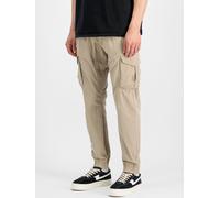 Alpha Industries Cotton Twill Jogger Slim Pant Pantalon de jogging pour homme Taille L - Beige