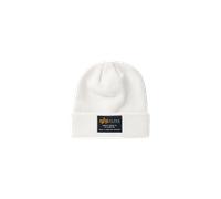 Alpha Industries Crew Beanie Couvre-chefs pour homme Taille onesize - Blanc