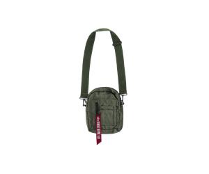 Alpha Industries Crew Carry Bag Sacoche pour homme Taille onesize - Vert olive