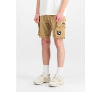 Alpha Industries Crew Patch Shorts pour homme Taille 33 - Beige