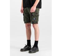 Alpha Industries Crew Patch Slim Shorts pour homme Taille 29 - Gris foncé