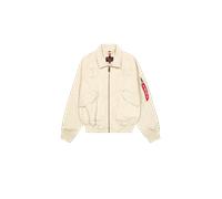Alpha Industries CWU-45 Canvas Honolulu Light Vestes Bombers pour homme Taille S - Blanc