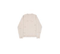 Alpha Industries Distressed Logo Sweatshirt Tricots pour homme Taille S - Beige