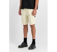 Alpha Industries Division Shorts pour homme Taille L - Blanc osseux