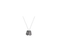 Plaque d'identité Dog Tag Necklace Alpha Industries - Silver