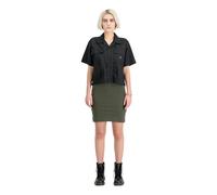 Alpha Industries Shorts Sleeve Cargo Shirt Chemises pour femme Taille M - Noir