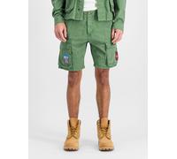 Alpha Industries Flying Tigers Shorts pour homme Taille 30 - Vert