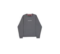 Alpha Industries Foam Mid Logo Sweatshirt pour homme Taille S - Gris foncé