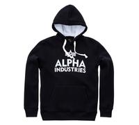 Alpha Industries Foam Print Hoody Hoodies / Sweatshirts Noir/White M