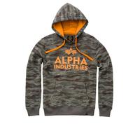 Alpha Industries Foam Print Hoody Hoodies / Sweatshirts Woodl.-Camo S