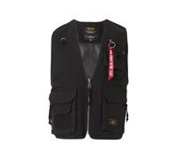 ALPHA INDUSTRIES Gilet noir, Taille XL