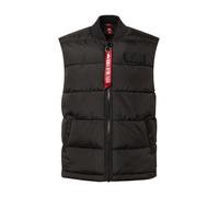 ALPHA INDUSTRIES Gilet rouge / noir / blanc, Taille S