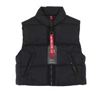 Alpha Industries - Gilet Sans Manches Noir Puffer - Femme - Vestes - Noir - Taille: 40 FR