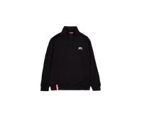 Alpha Industries Half Zip Small Logo Sweatshirt pour homme Taille 3XL - Noir